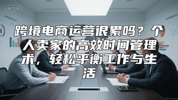 跨境电商运营很累吗？个人卖家的高效时间管理术，轻松平衡工作与生活