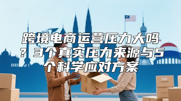 跨境电商运营压力大吗？3个真实压力来源与5个科学应对方案