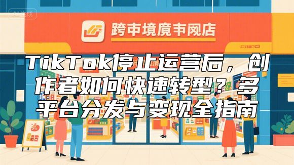 TikTok停止运营后，创作者如何快速转型？多平台分发与变现全指南