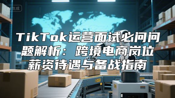 TikTok运营面试必问问题解析：跨境电商岗位薪资待遇与备战指南