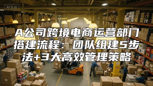 A公司跨境电商运营部门搭建流程：团队组建5步法+3大高效管理策略