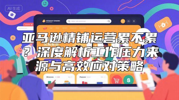 亚马逊精铺运营累不累？深度解析工作压力来源与高效应对策略