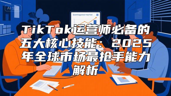 TikTok运营师必备的五大核心技能：2025年全球市场最抢手能力解析