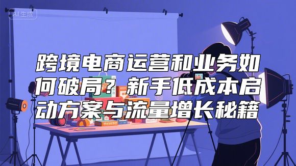 跨境电商运营和业务如何破局？新手低成本启动方案与流量增长秘籍