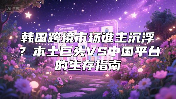 韩国跨境市场谁主沉浮？本土巨头VS中国平台的生存指南