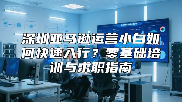 深圳亚马逊运营小白如何快速入行？零基础培训与求职指南