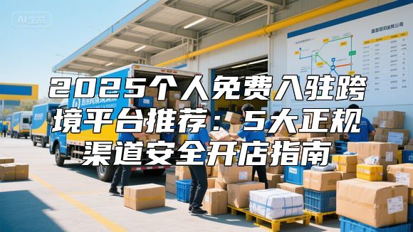 2025个人免费入驻跨境平台推荐：5大正规渠道安全开店指南