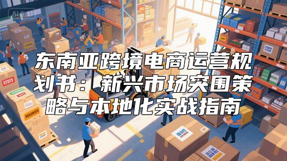 东南亚跨境电商运营规划书：新兴市场突围策略与本地化实战指南