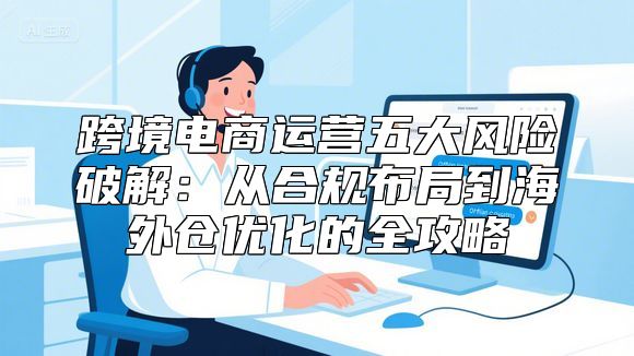 跨境电商运营五大风险破解：从合规布局到海外仓优化的全攻略