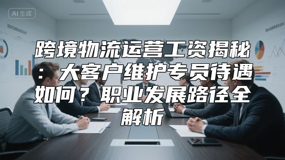 跨境物流运营工资揭秘：大客户维护专员待遇如何？职业发展路径全解析