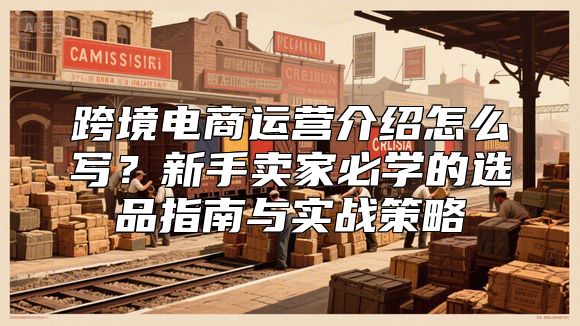跨境电商运营介绍怎么写？新手卖家必学的选品指南与实战策略