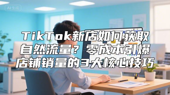 TikTok新店如何获取自然流量？零成本引爆店铺销量的3大核心技巧