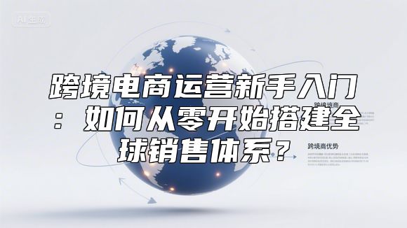 跨境电商运营新手入门：如何从零开始搭建全球销售体系？