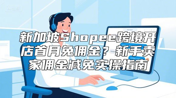 新加坡Shopee跨境开店首月免佣金？新手卖家佣金减免实操指南