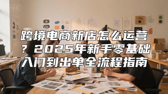 跨境电商新店怎么运营？2025年新手零基础入门到出单全流程指南