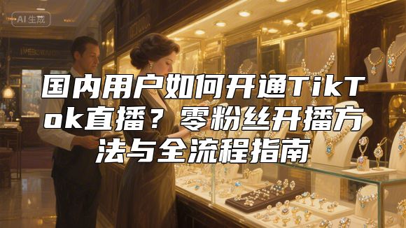 国内用户如何开通TikTok直播？零粉丝开播方法与全流程指南