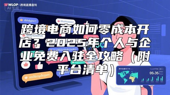 跨境电商如何零成本开店？2025年个人与企业免费入驻全攻略（附平台清单）