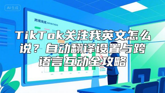 TikTok关注我英文怎么说？自动翻译设置与跨语言互动全攻略