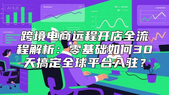 跨境电商远程开店全流程解析：零基础如何30天搞定全球平台入驻？