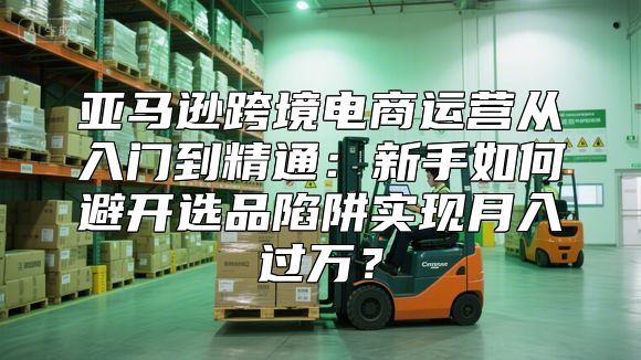 亚马逊跨境电商运营从入门到精通：新手如何避开选品陷阱实现月入过万？
