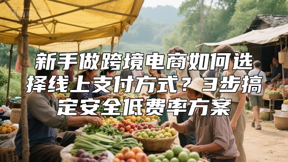 新手做跨境电商如何选择线上支付方式？3步搞定安全低费率方案