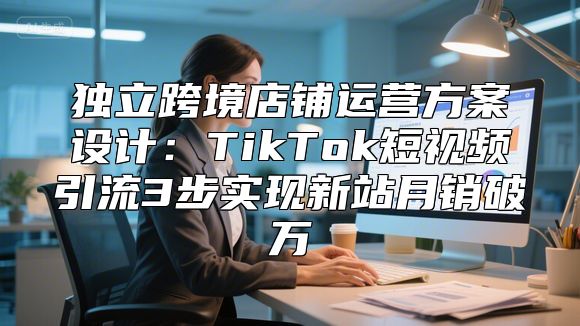 独立跨境店铺运营方案设计：TikTok短视频引流3步实现新站月销破万