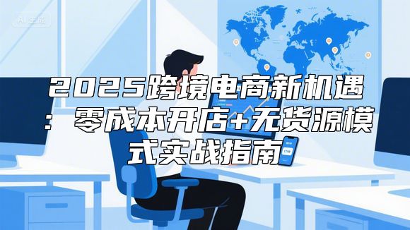 2025跨境电商新机遇：零成本开店+无货源模式实战指南