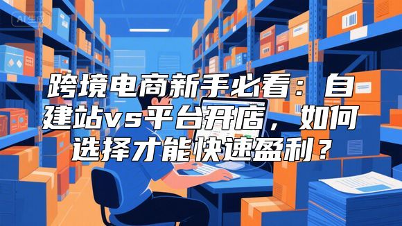 跨境电商新手必看：自建站vs平台开店，如何选择才能快速盈利？