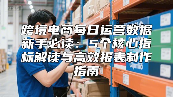 跨境电商每日运营数据新手必读：5个核心指标解读与高效报表制作指南