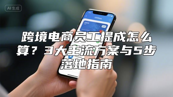 跨境电商员工提成怎么算？3大主流方案与5步落地指南