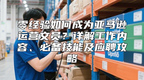 零经验如何成为亚马逊运营文员？详解工作内容、必备技能及应聘攻略