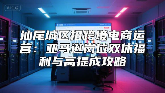 汕尾城区招跨境电商运营：亚马逊岗位双休福利与高提成攻略
