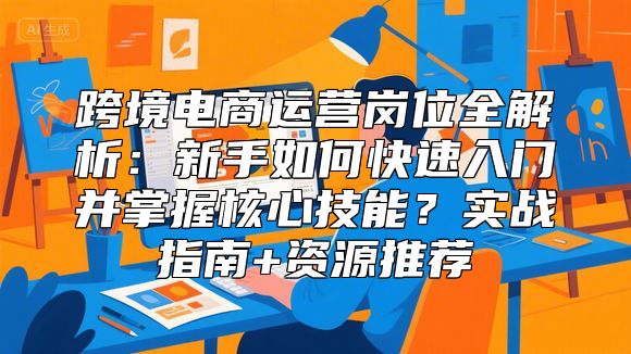 跨境电商运营岗位全解析：新手如何快速入门并掌握核心技能？实战指南+资源推荐
