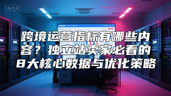 跨境运营指标有哪些内容？独立站卖家必看的8大核心数据与优化策略