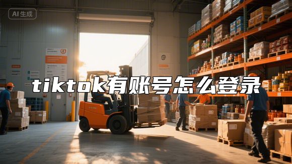tiktok有账号怎么登录