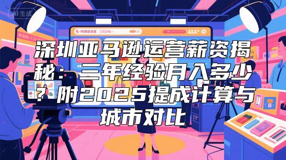 深圳亚马逊运营薪资揭秘：三年经验月入多少？附2025提成计算与城市对比