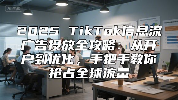 2025 TikTok信息流广告投放全攻略：从开户到优化，手把手教你抢占全球流量