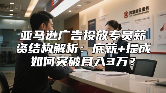 亚马逊广告投放专员薪资结构解析：底薪+提成如何突破月入3万？