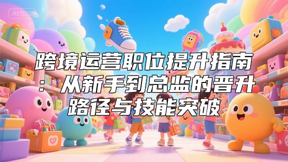 跨境运营职位提升指南：从新手到总监的晋升路径与技能突破