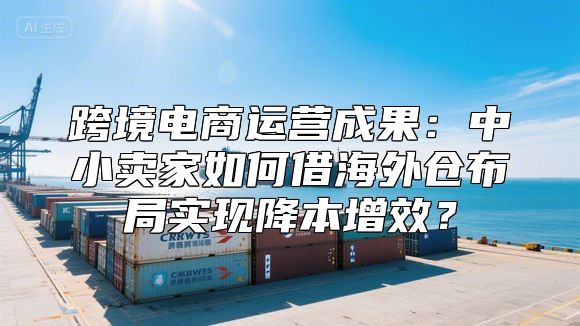 跨境电商运营成果：中小卖家如何借海外仓布局实现降本增效？