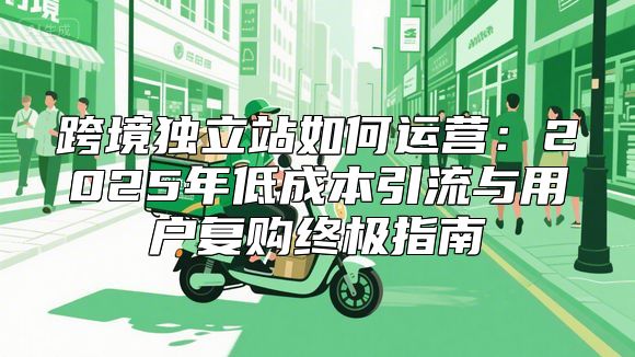 跨境独立站如何运营：2025年低成本引流与用户复购终极指南