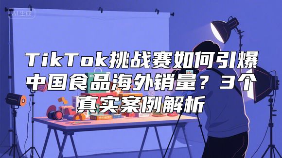 TikTok挑战赛如何引爆中国食品海外销量？3个真实案例解析