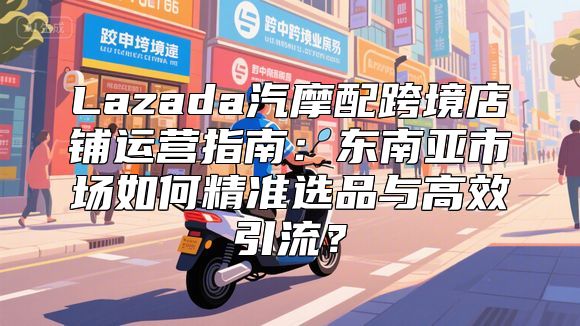 Lazada汽摩配跨境店铺运营指南：东南亚市场如何精准选品与高效引流？