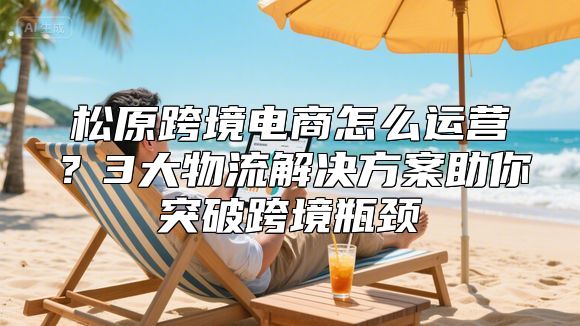 松原跨境电商怎么运营？3大物流解决方案助你突破跨境瓶颈
