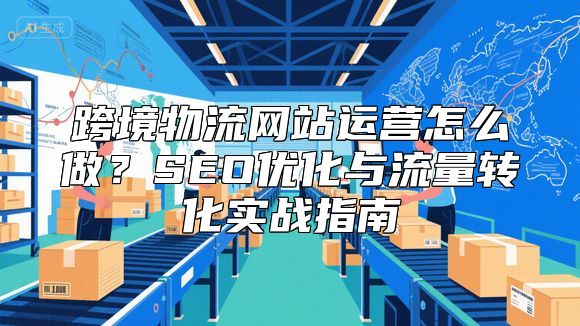 跨境物流网站运营怎么做？SEO优化与流量转化实战指南