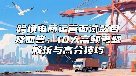 跨境电商运营面试题目及回答：10大高频考题解析与高分技巧