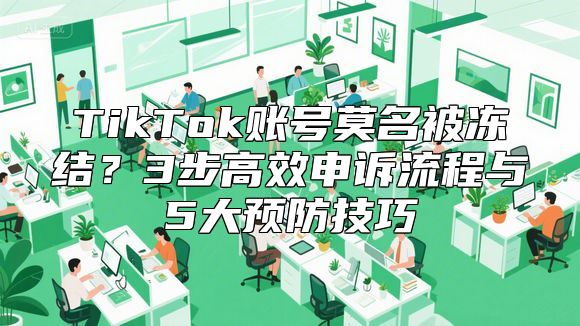 TikTok账号莫名被冻结？3步高效申诉流程与5大预防技巧