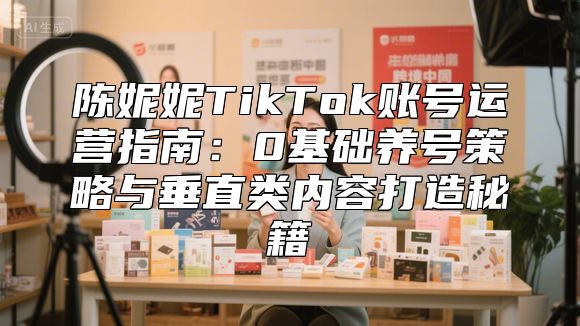 陈妮妮TikTok账号运营指南：0基础养号策略与垂直类内容打造秘籍