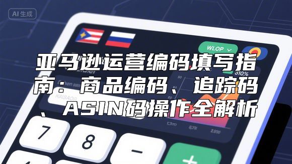 亚马逊运营编码填写指南：商品编码、追踪码、ASIN码操作全解析