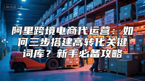 阿里跨境电商代运营：如何三步搭建高转化关键词库？新手必备攻略